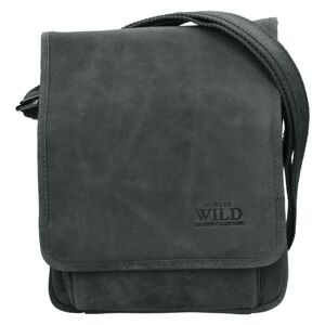 Pánská taška přes rameno Always Wild Fabios - černo-šedá